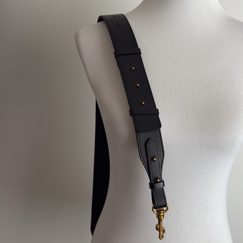 Black Leather Purse Strap